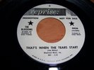 THE BLOSSOMS That's When The Tears Start PROMO SOUL 45