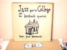 Dave Brubeck Jazz Goes College 1950s metal Acetate LP