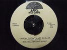 Soul Funk 45 MASTERS OF MUSIC Trouble Don't Last Lake