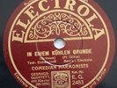 78rpm COMEDIAN HARMONISTS IN EINEM KÜHLEN KNAB RÖSLEIN