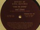 Chris Connor 1967 Promo Only Radio Show Stars 4 Defense