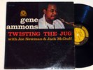 GENE AMMONS: TWISTING THE JUG prestige LP / MONO DG RVG