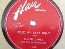 ELMORE JAMES-DARK & DREARY /ROCK MY BABY RIGHT 78 FLAIR