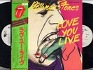 ROLLING STONES-LOVE YOU LIVE-JAPAN PROMO WL+OBI 2LPs