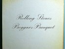 ROLLING STONES BEGGAR'S BANQUET RARE ORIG LP TRUE FIRST