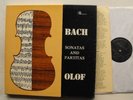 THEO OLOF sonates BACH classical nm 3LP BOX