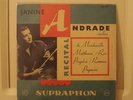 JANINE ANDRADE violin RECITAL RARE SUPRAPHON 10