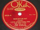 Louis Armstrong & Hot Five on Okeh Elec 78 8436, E-