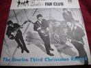 BEATLES 1965 3rd U.K.CHRISTMAS  FAN CLUB FLEXI DISC EX