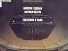 MORTON FELDMAN *ROTHKO CHAPEL/FOR FRANK O'HARA* RARE LP