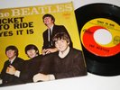 THE BEATLES Ticket To Ride 1st pressing 1965+PIC SLEEVE