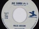 Jazz 45 WILLIS JACKSON Jive Samba PRESTIGE HEAR