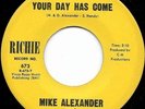 Mike Alexander 45 RPM on Richie (Garage) Hear it