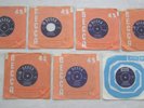 ROLLING STONES-SEVEN ORIG UK DECCA 45s INCL 1st RARE 45