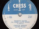 CHUCK BERRY - Chess 1610 - Thirty Days - 1955 R&B 78