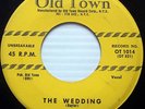 THE SOLITAIRES 45 The Wedding OLD TOWN label DOO WOP