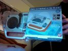 White Stripes Inchophone Record Player - Brand New