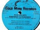 RICK HOLMES-REMEMBER TO REMEMBER-ROY AYERS DISCO 12