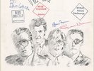 Elvis Costello - Almost Blue UK promo LP signed #'d
