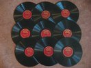 9 Enrico Caruso Victrola 78 RPM Records