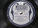 Lead Belly Musicraft 227 Bourgeois Blues 78 RPM