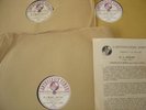 rare MERCKEL HUBEAU , L' Anthologie Sonore 3x 78rpm set