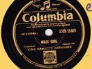KING NAWAHI'S HAWAIIANS...UK Columbia 78 rpm Maui Girl 