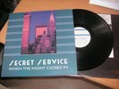 SECRET SERVICE When the night closes in LP Sweden origi