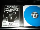 KING DIAMOND Copenhagen Saga 1985 BLUE LP mercyful fate