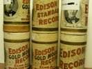 Fifty Empty Two Minute Edison Cylinder Record Boxes, Go