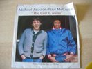 MICHAEL JACKSON PAUL MCCARTNEY yellow vinyl ISRAELI PROMO p/s ISRAEL ONLY girl i