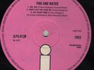 FREE=ORIGINAL=1970=L K=PINK ISLAND=FIRE & WATER=VINYL=