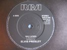 ELVIS--UK OLD GOLD--WAY DOWN--BLACK SOLID CENTRE