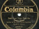 LISTEN - Rare Country 78 - Charlie Poole - Don't Let Yo