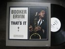 BOOKER ERVIN That's It CANDID mono white label nm