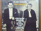 HASKIL / GRUMIAUX: Beethoven sonatas PHILIPS 4LP BOX St