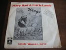 PAUL MCCARTNEY WINGS mary had a little lamb  ISRAEL only  ISRAELI P/S