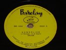 DALIDA 1961 Gondolier RARE 78 RPM 10”  BRAZIL