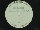 DUKE ELLINGTON DOUBLE 10 INCH ACETATE EMIDISC 1964 BBC