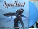 AGENT STEEL - Omega Conspiracy LP 1999, BLUE VINYL, LIMITED EDITION OF 350 