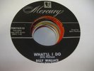 HEAR Rockabilly 45 BILLY WALLACE What'll I Do on Mercu