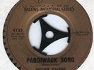 PADDIWACK SONG / CRY CRY CRY - RITCHIE VALENS - LIMITED