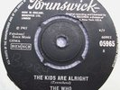 THE WHO The Kids Are Alright, ORIG UK Brunswick MOD FRE