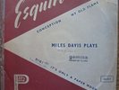 MILES DAVIS PLAYS  ESQUIRE 20.017 TOP RARE JAZZ 10