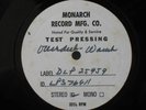 WOMB OVERDUB PSYCH RARE Monarch 13713/X TEST PRESSING