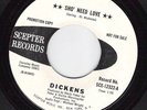 NRBQ DICKENS PROMO 45 SHO NEED LOVE / DON'T TALK ABOUT 