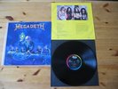 Megadeth - Rust In Peace 1990 LP + OIS/texts