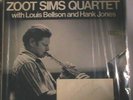 ZOOT SIMS, HANK JONES Zoot at Ease LP  SIGNED AUTOGRAPH