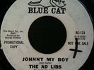 Ad Libs johnny my boy Blue Cat Demo Northern Soul HEAR