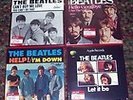 Beatles Target Exclusive Four 45 Records with Large/X-L